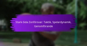 Stark-Sida Zonförsvar: Taktik, Spelardynamik, Genomförande